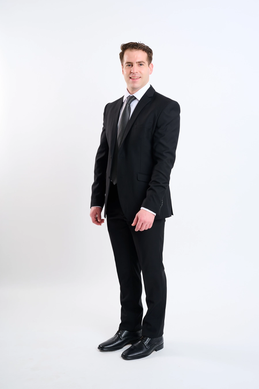 Traje negro importado