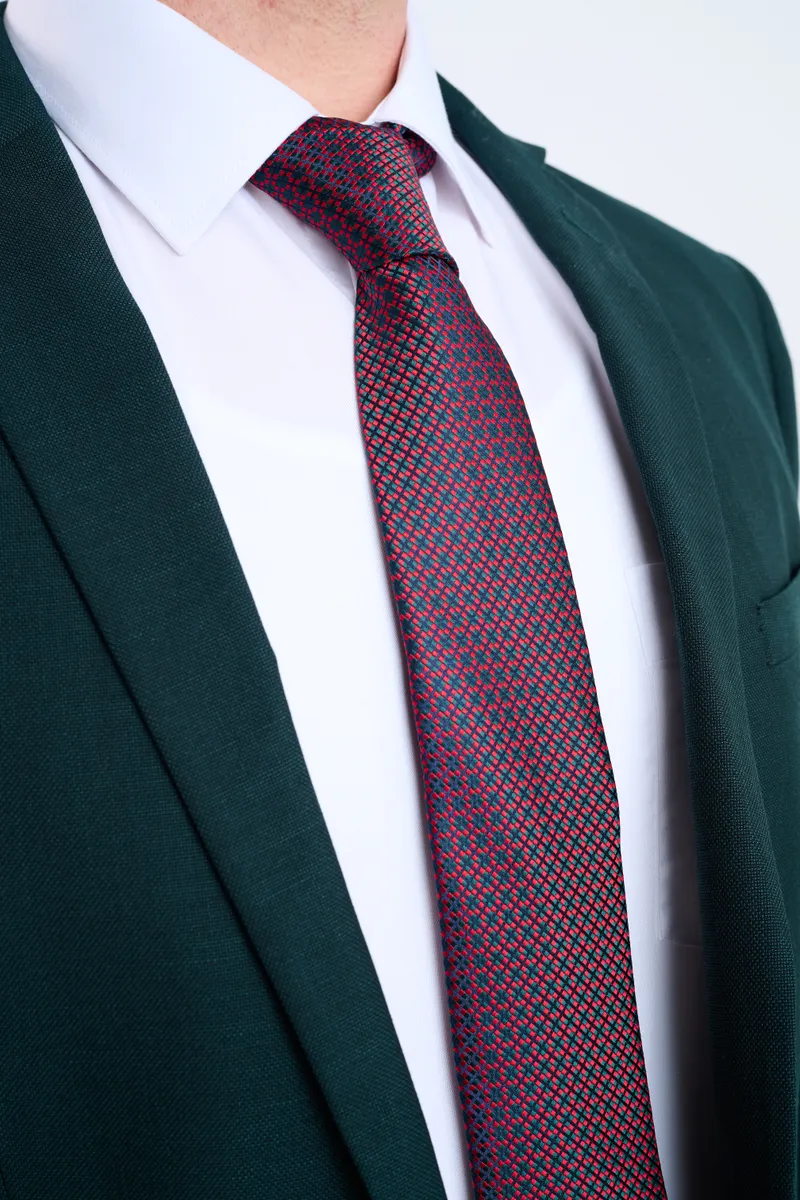 Traje verde jaspe