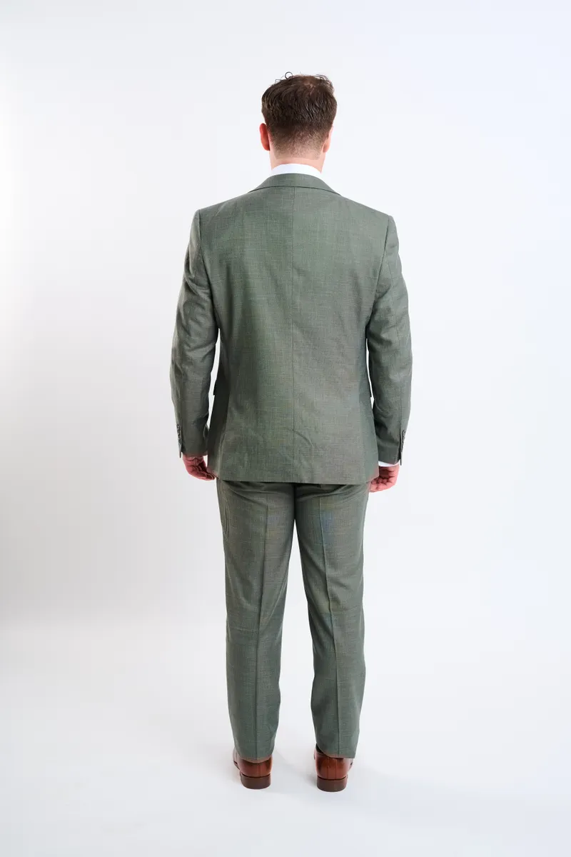 Traje verde seco